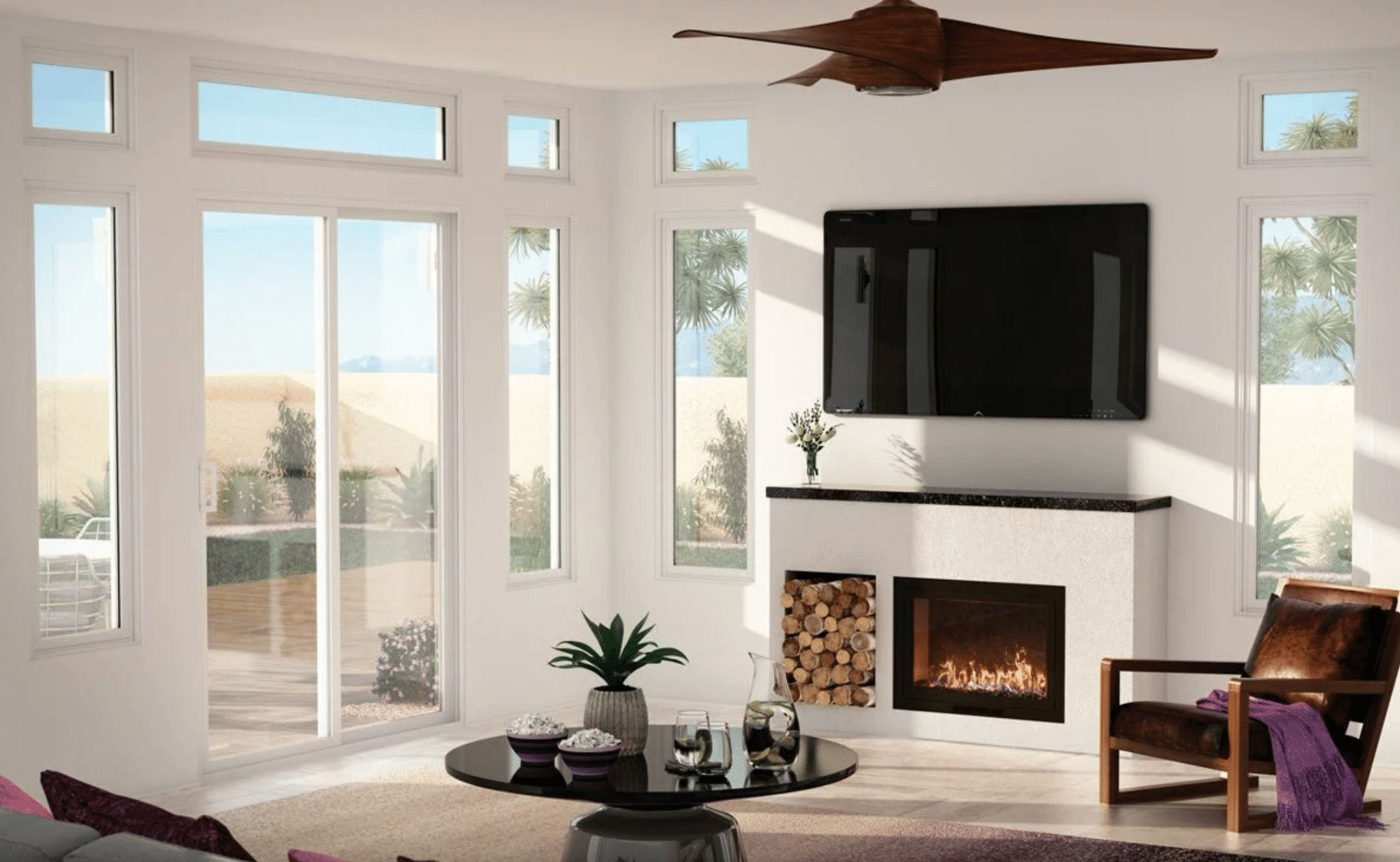 living room windows