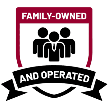 family-owned and operated badge