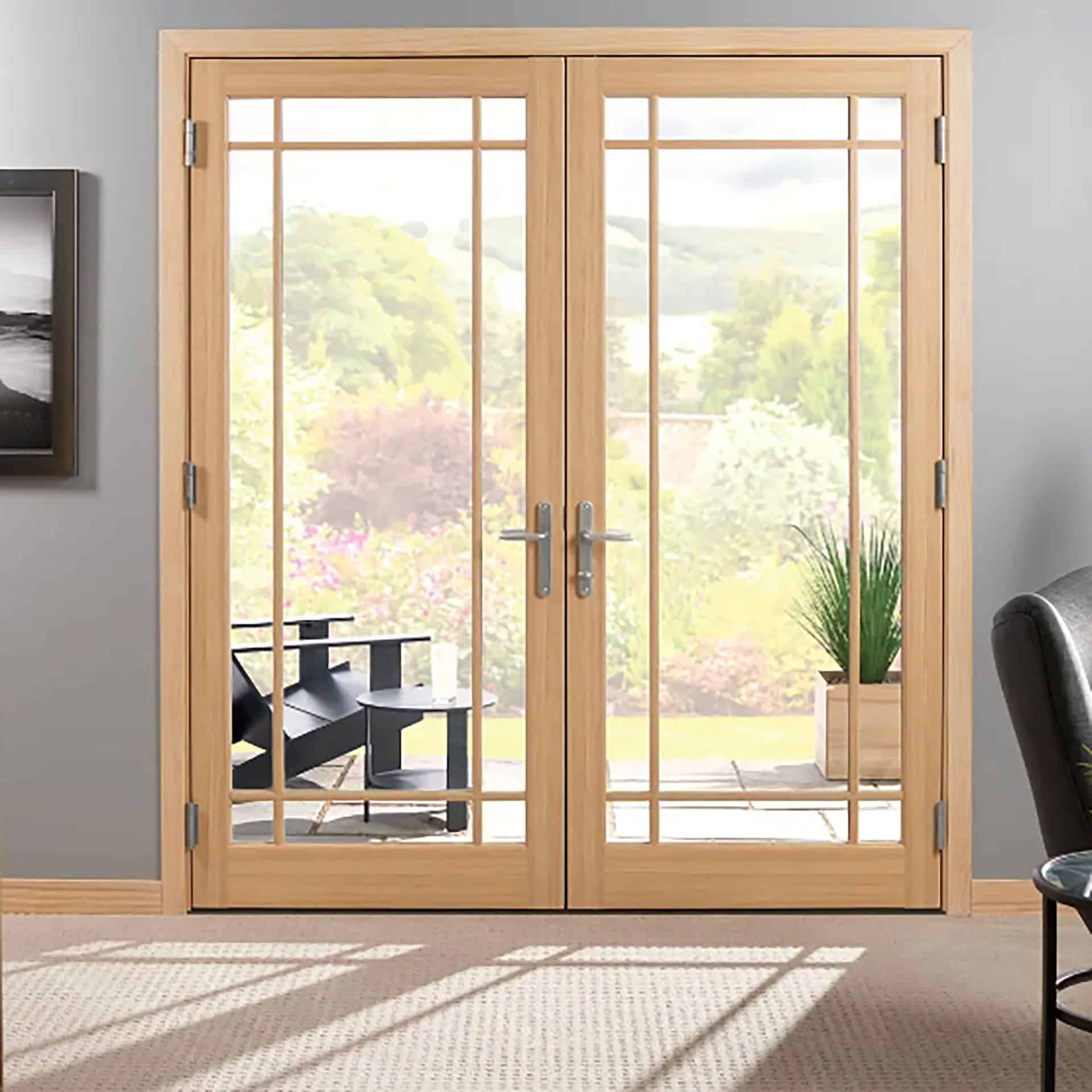 double window doors